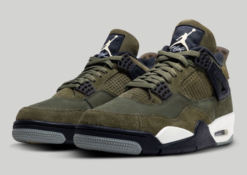 The Air Jordan 4 Craft Medium Olive is Scheduled for Release in